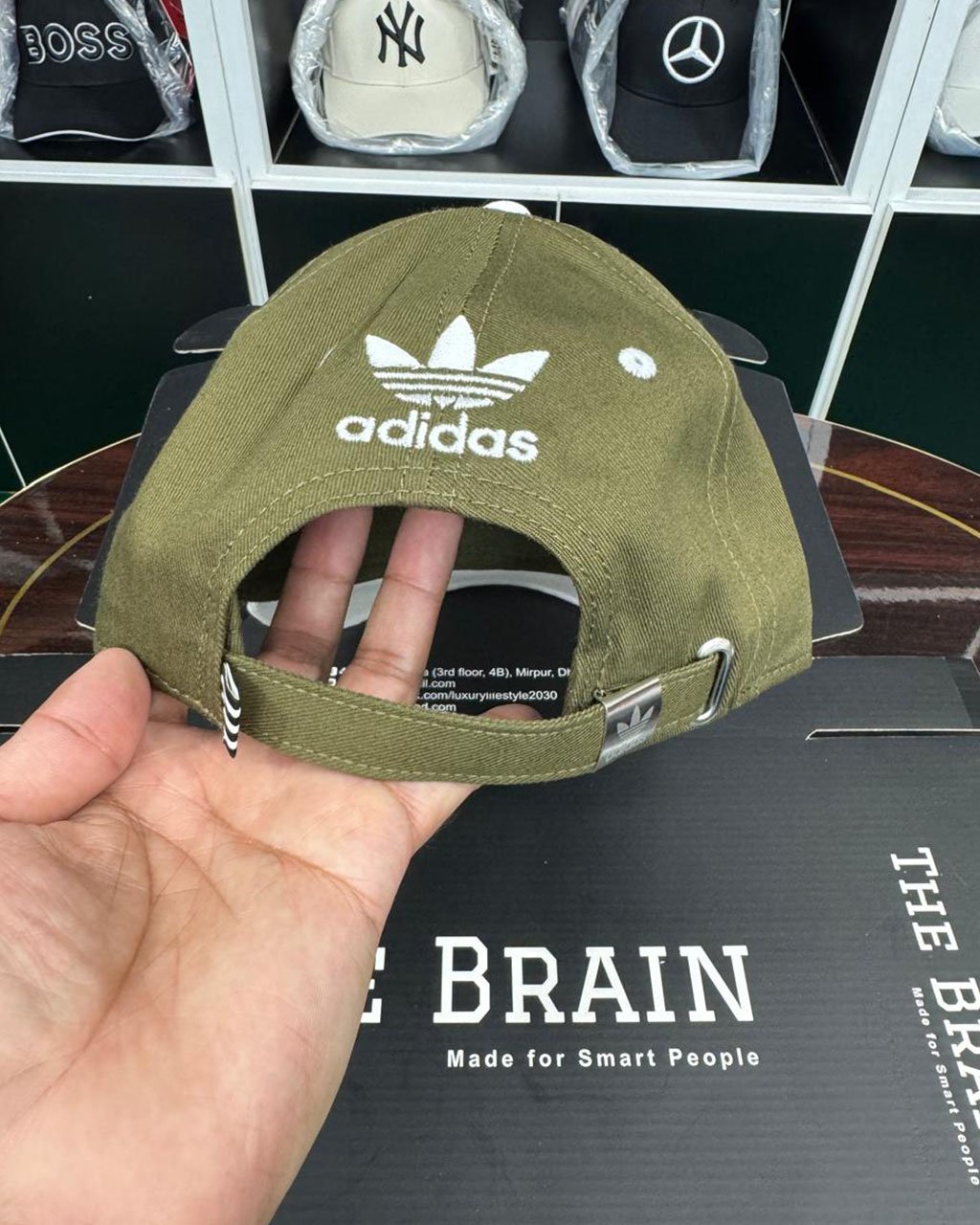 Adidas Contrast (Olive & White)