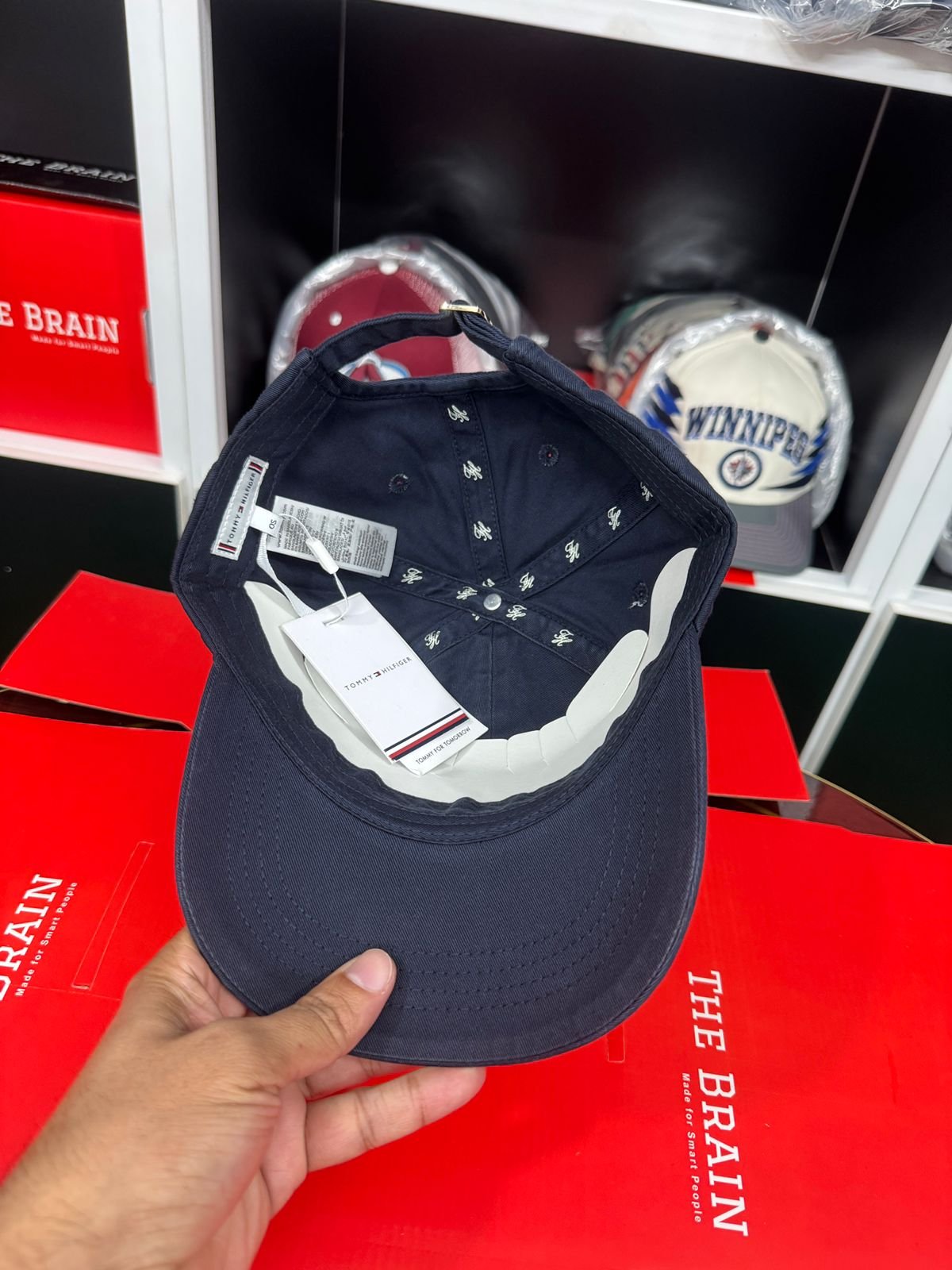 Tommy Hilfiger TH Monogram Embroidered Baseball Cap (Adjustable)