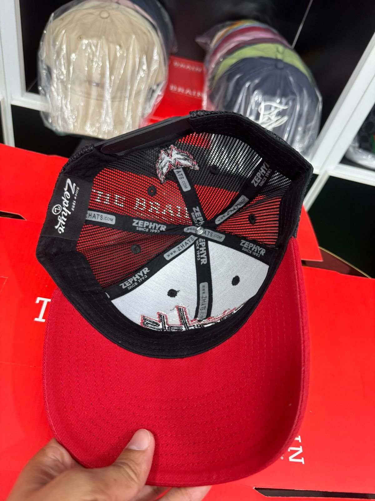 Carolina Hurricanes Logo Adjustable Baseball Cap (Trucker Style)