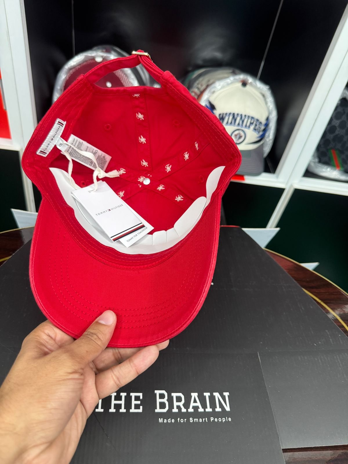 Tommy Hilfiger TH Embroidered Strapback Baseball Cap