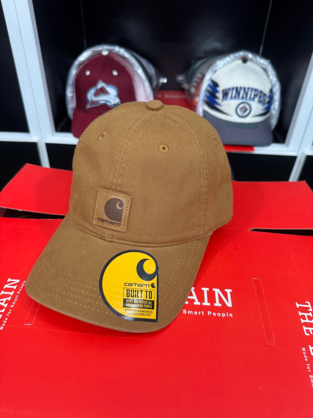 Carhartt Canvas Cap with Logo Patch (Adjustable Strap)
