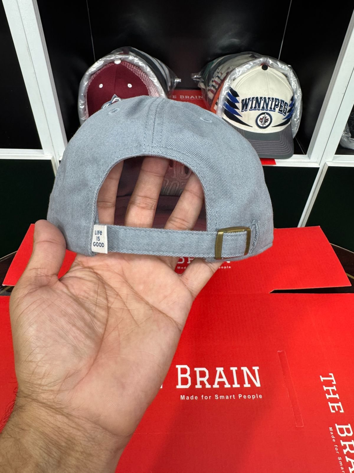 Life is Good Embroidered Logo Adjustable Baseball Cap