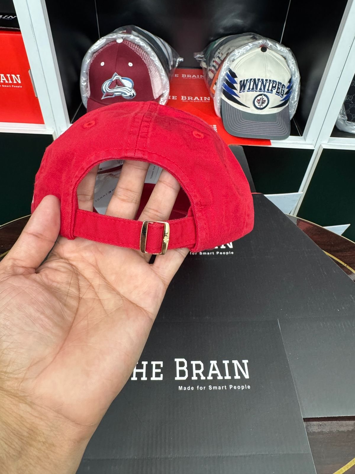 Tommy Hilfiger TH Embroidered Strapback Baseball Cap