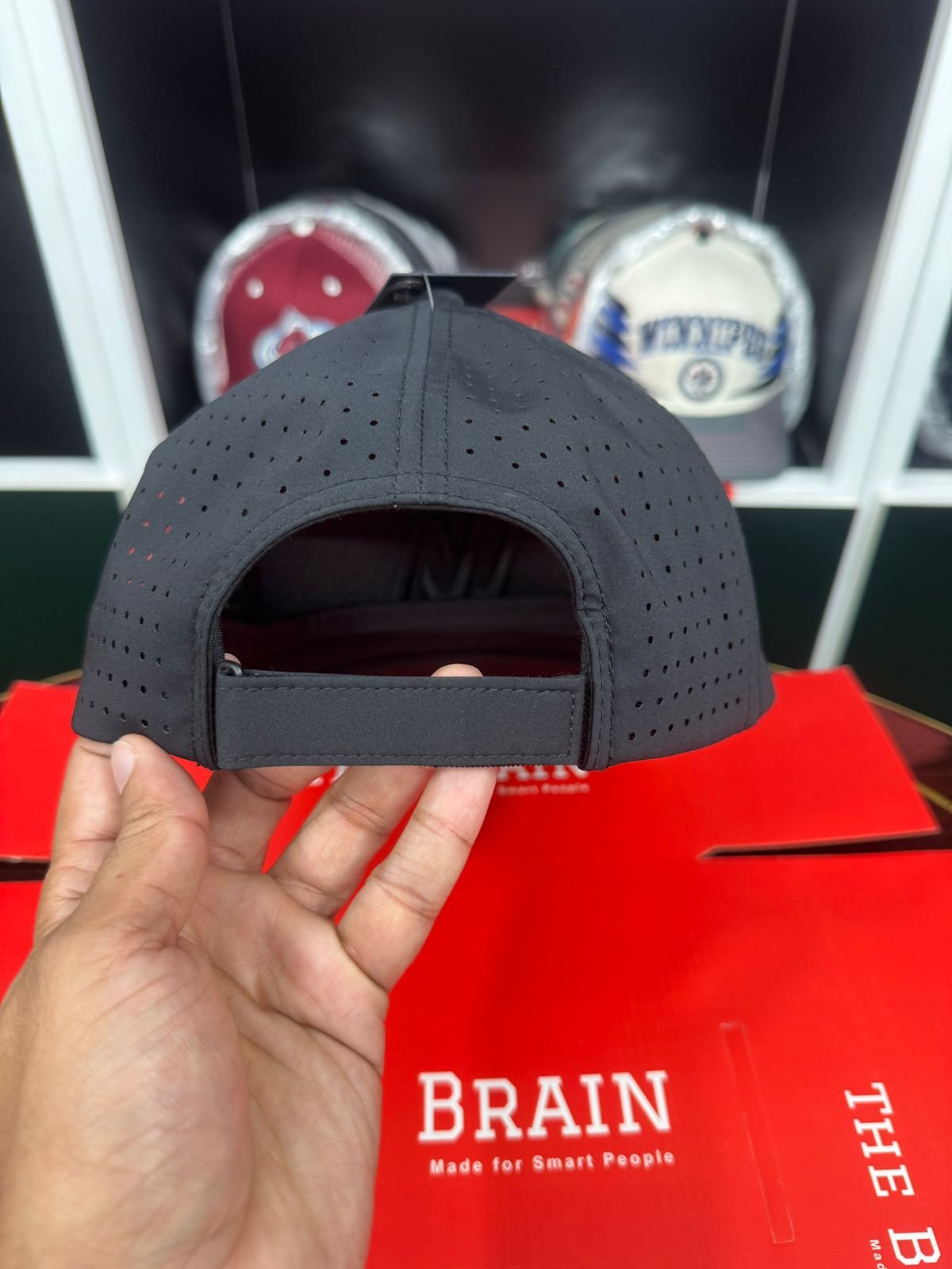 The Brain “WA” Embossed Breathable Performance Cap