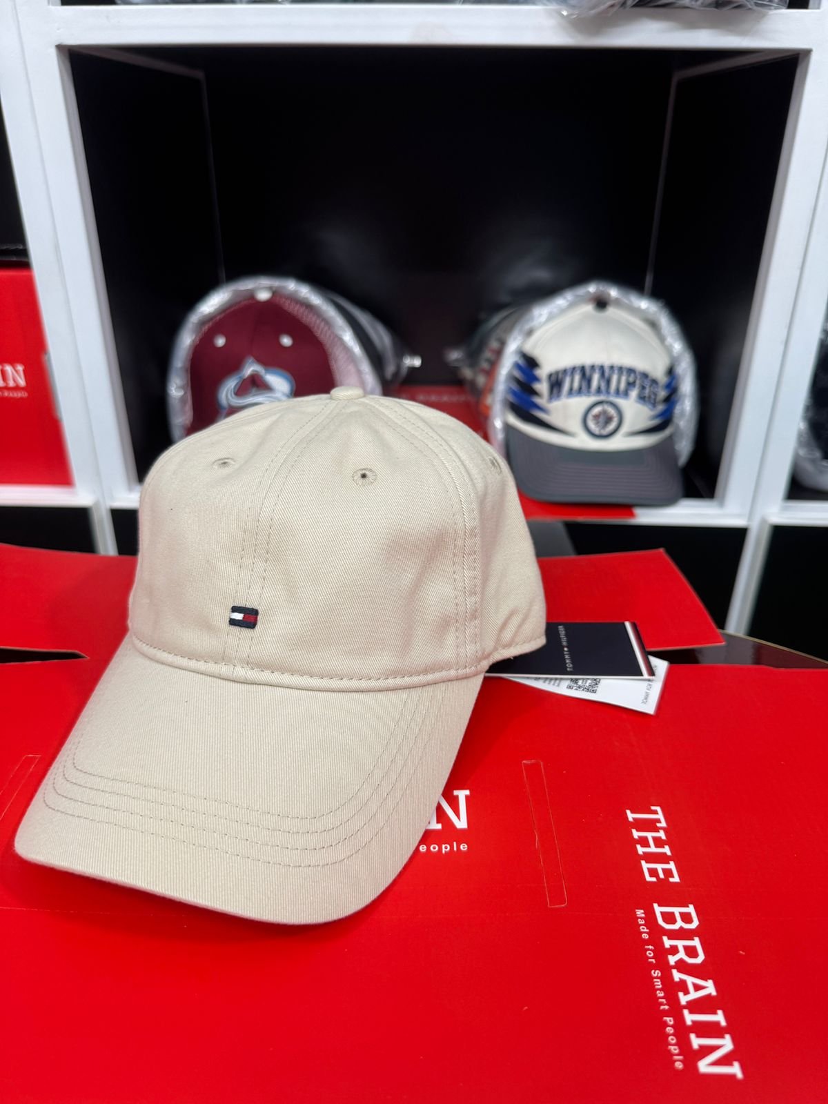 Tommy Hilfiger Classic Flag Logo Baseball Cap (Adjustable Strapback)