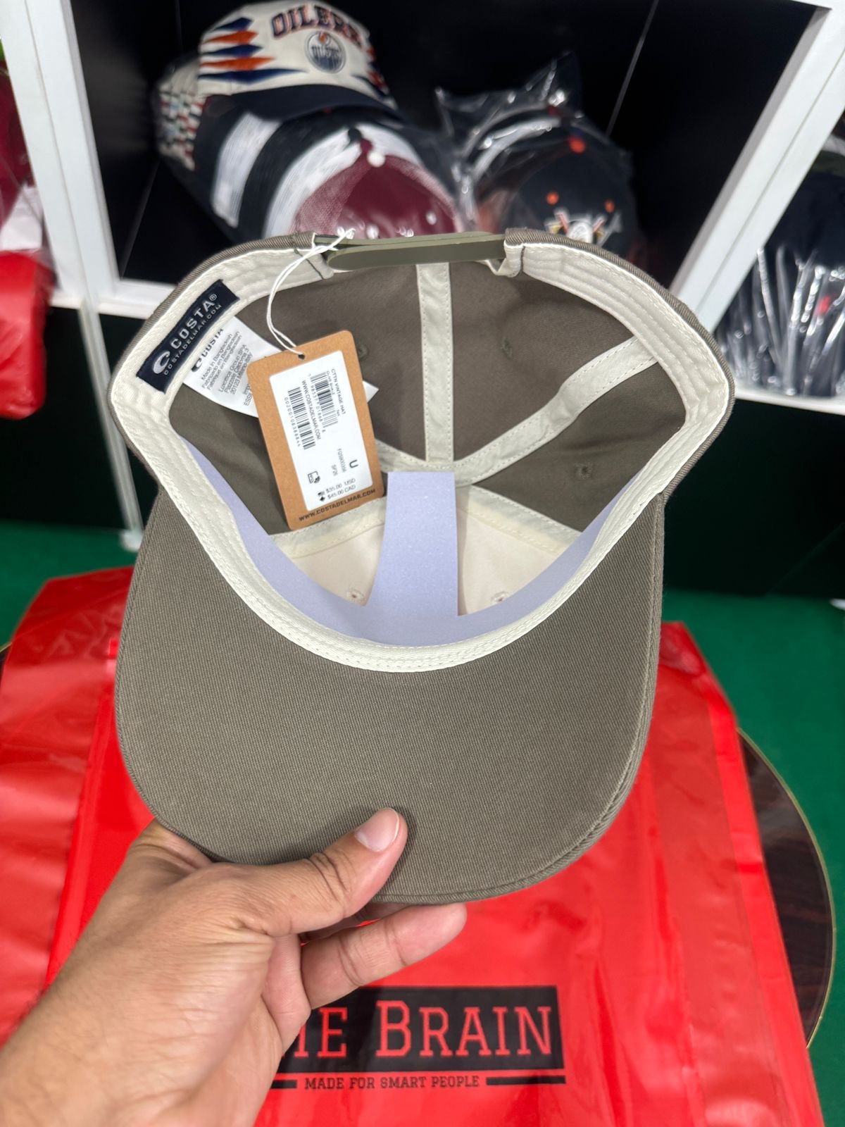 Costa “Since 1983” Leaf Embroidered Cap (White/Grey)