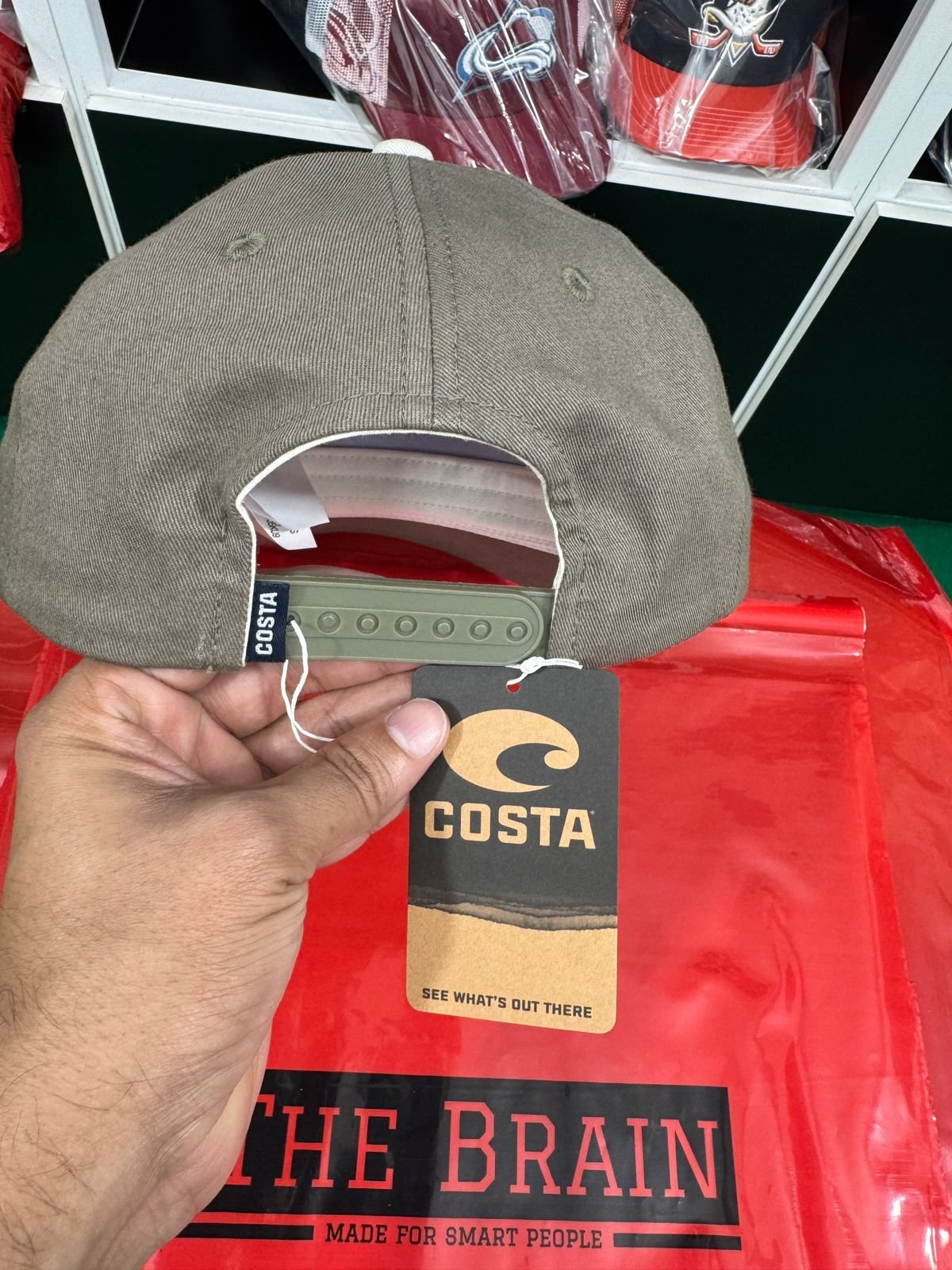 Costa “Since 1983” Leaf Embroidered Cap (White/Grey)