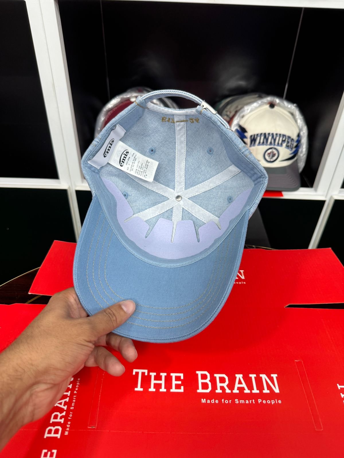 EMIS Denim Logo Cap (Adjustable Strap)