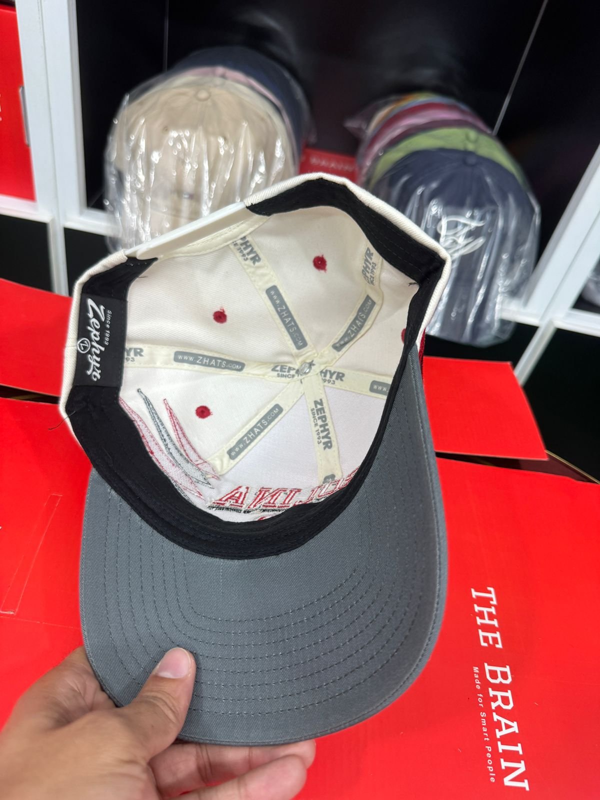 Zephyr “Carolina” Embroidered Snapback Cap