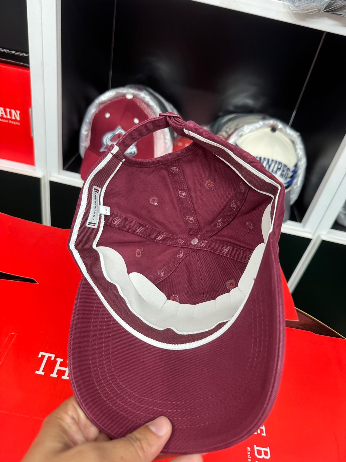 Tommy Hilfiger “TH” Embroidered Baseball Cap (Adjustable)