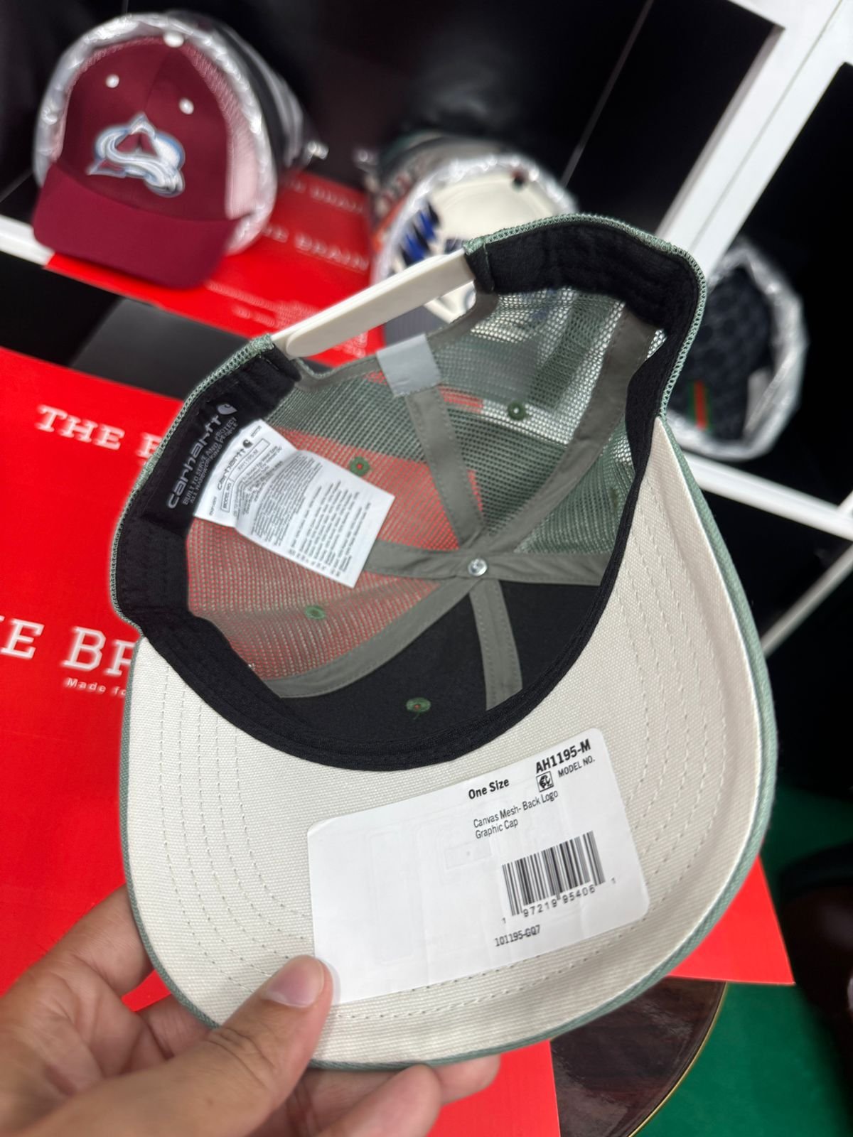 Carhartt Canvas Mesh-Back Logo Graphic Cap (Snapback)