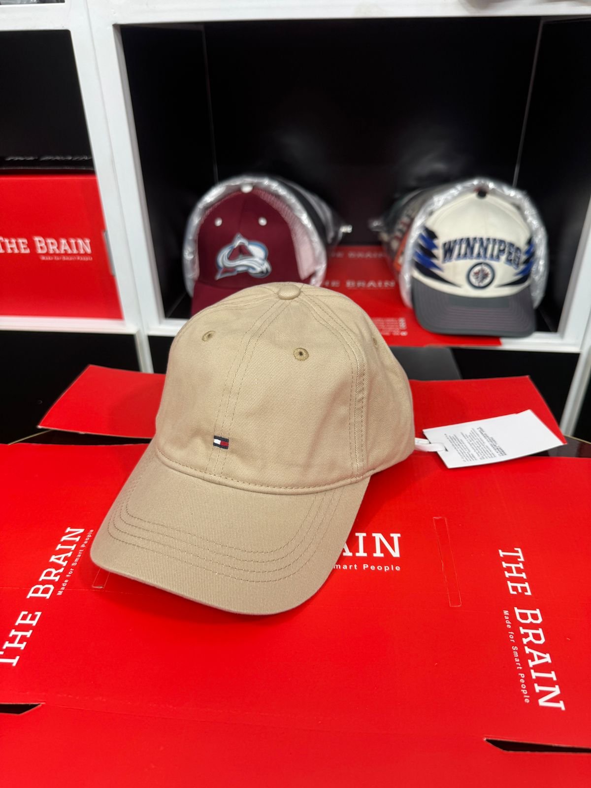 Tommy Hilfiger Classic Flag Logo Adjustable Baseball Cap