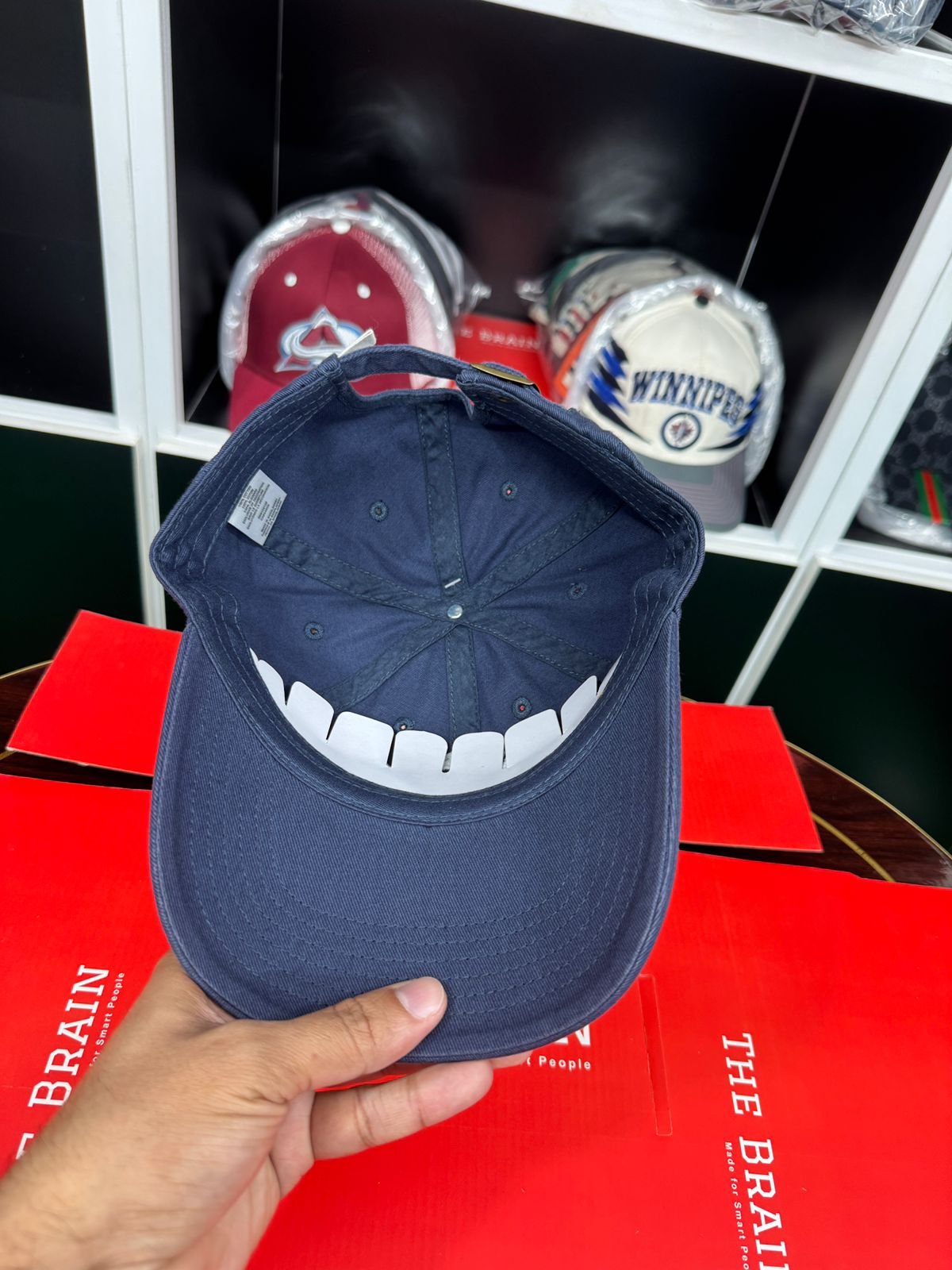 Life Is Good Embroidered Wine Glass Dad Cap (Adjustable)