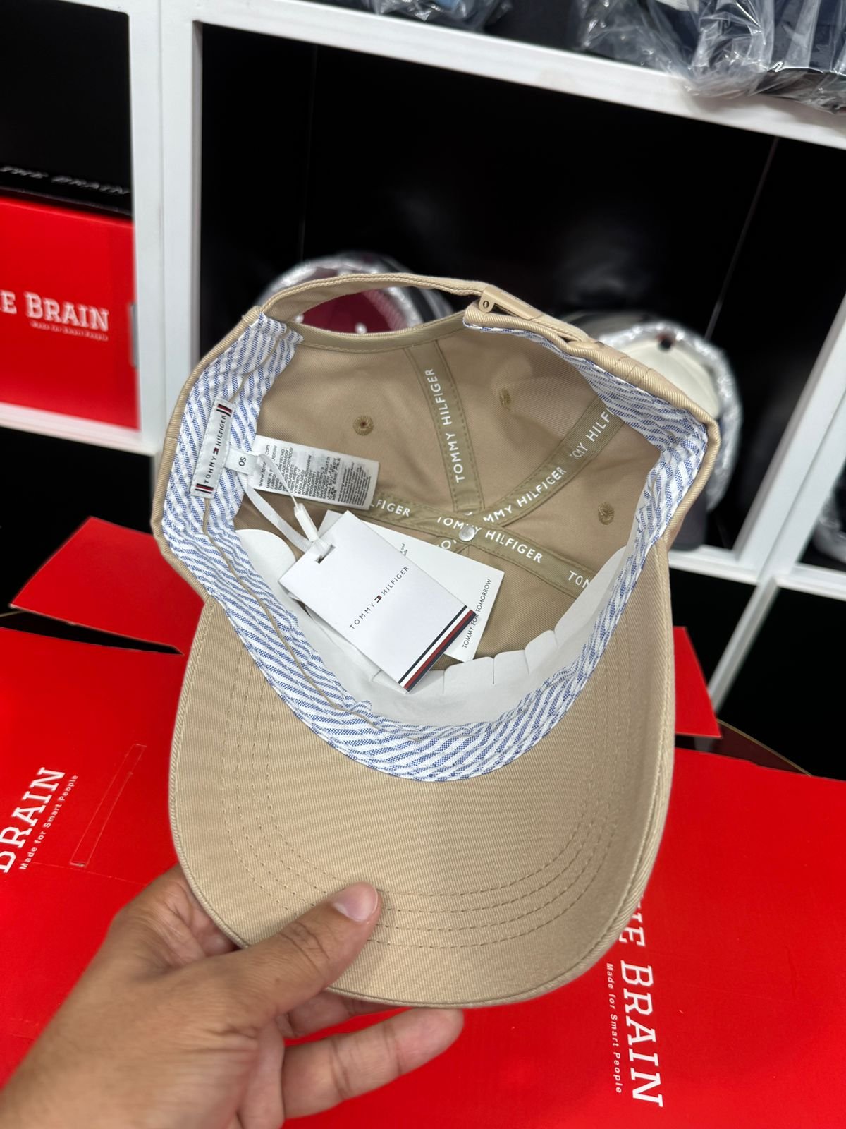 Tommy Hilfiger Classic Flag Logo Adjustable Baseball Cap