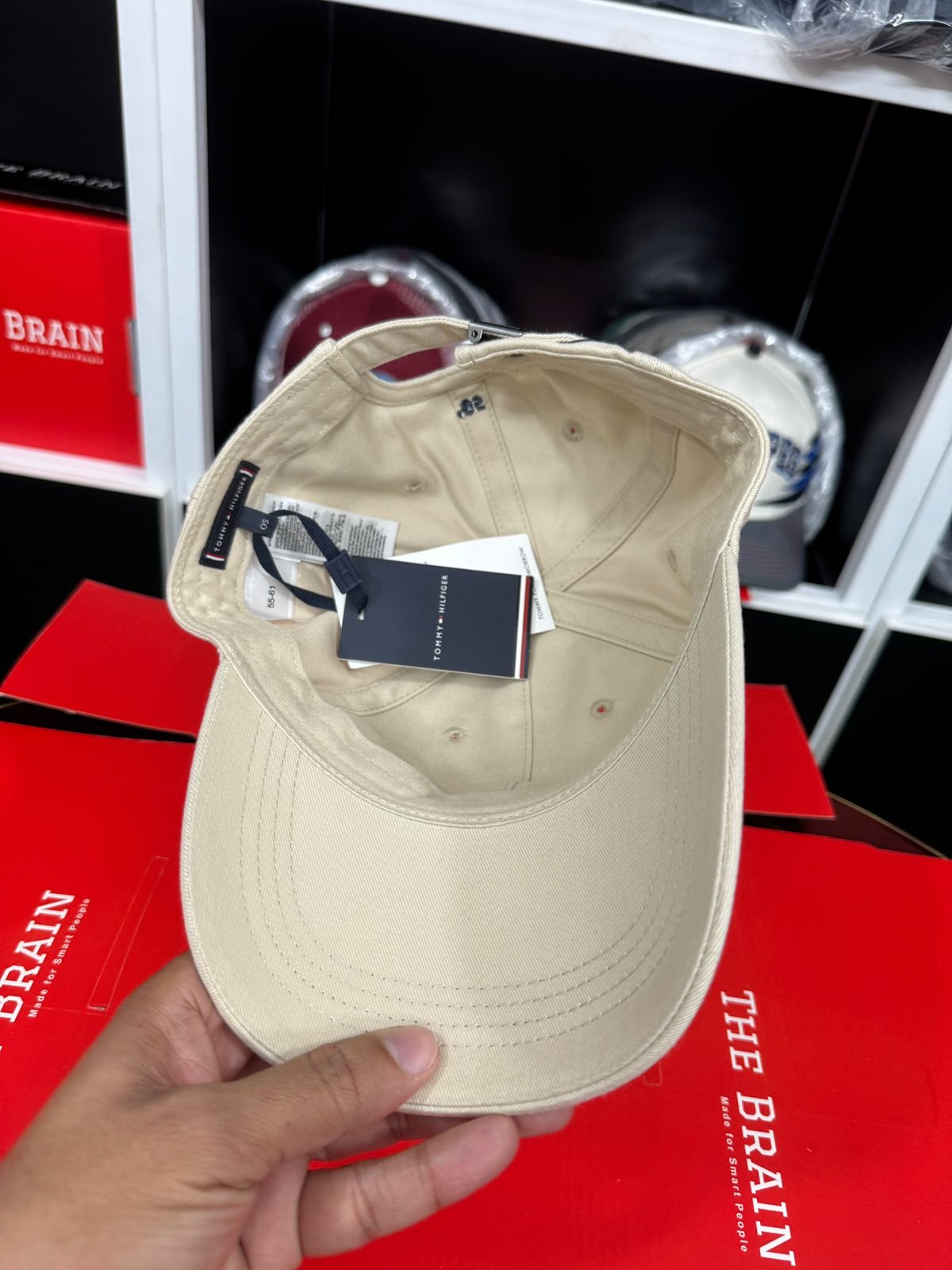 Tommy Hilfiger Classic Flag Logo Baseball Cap (Adjustable Strapback)