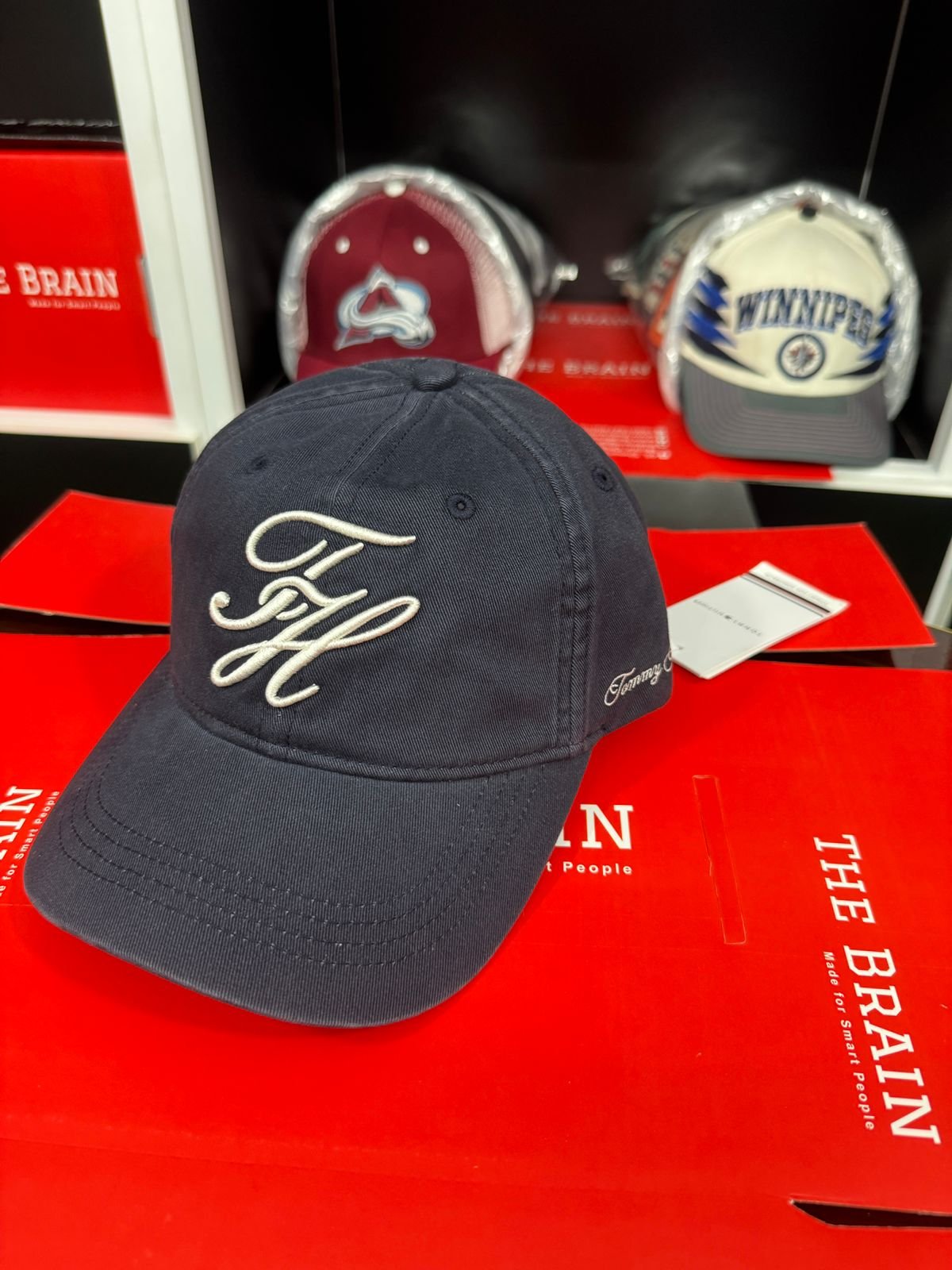 Tommy Hilfiger TH Monogram Embroidered Baseball Cap (Adjustable)