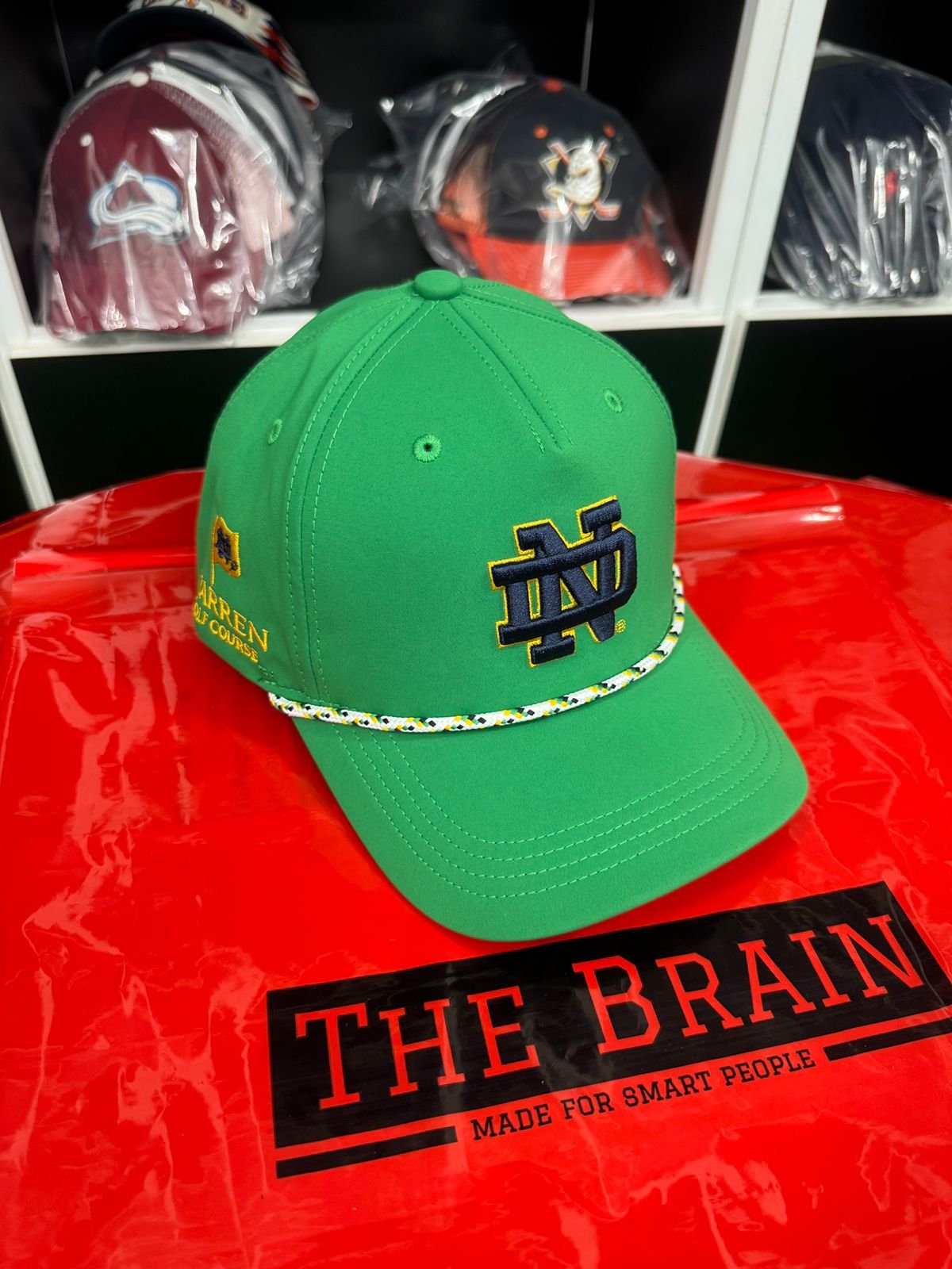 Notre Dame “ND” Rope Trim Baseball Cap