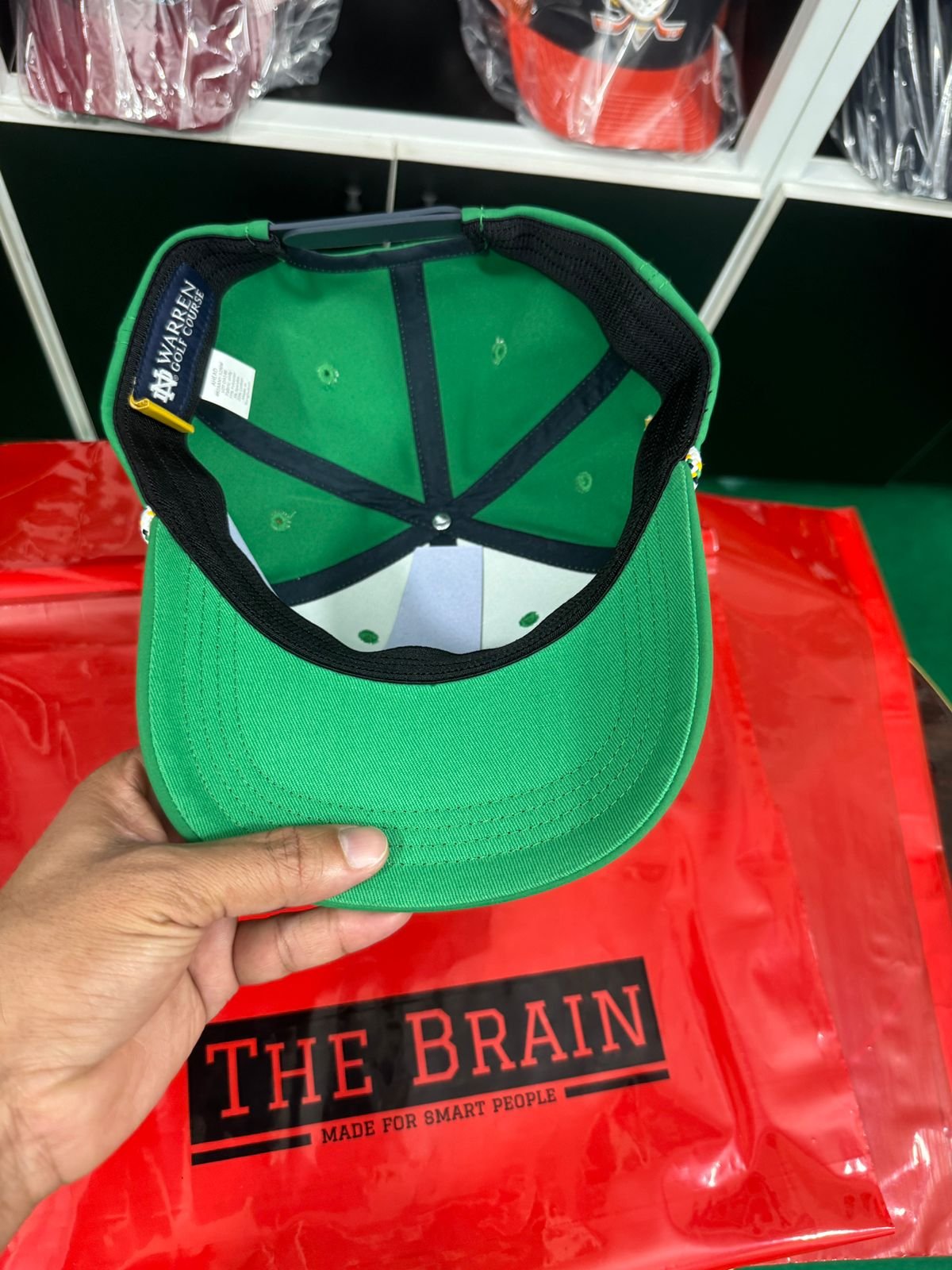 Notre Dame “ND” Rope Trim Baseball Cap