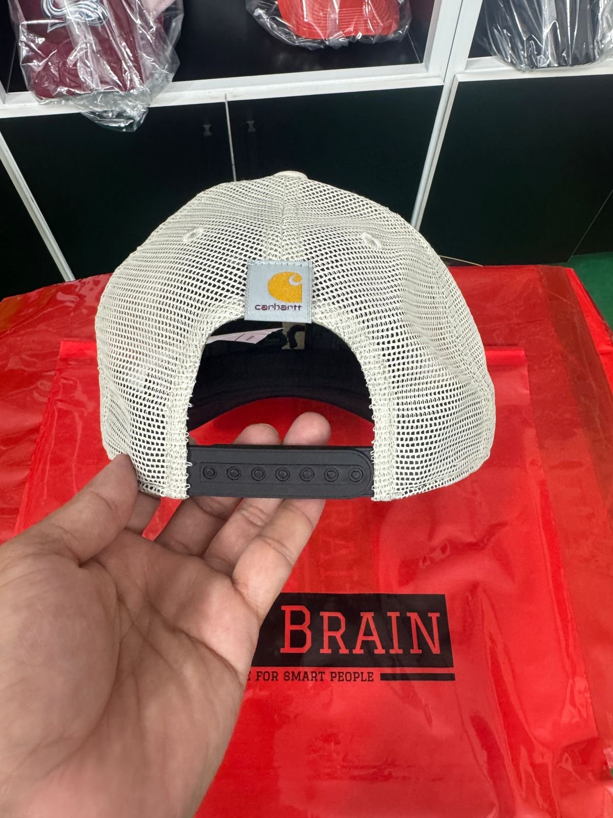 Carhartt Classic Mesh Trucker Cap (Blue/White)