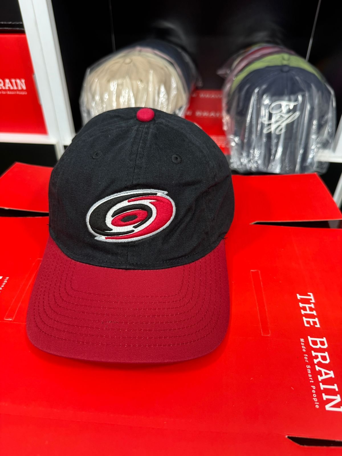 Carolina Hurricanes Logo Adjustable Baseball Cap (Trucker Style)