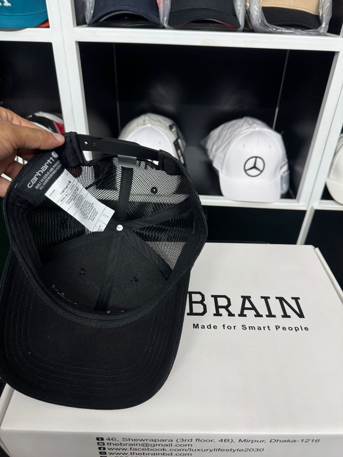 Carhartt Black Mesh trucker style