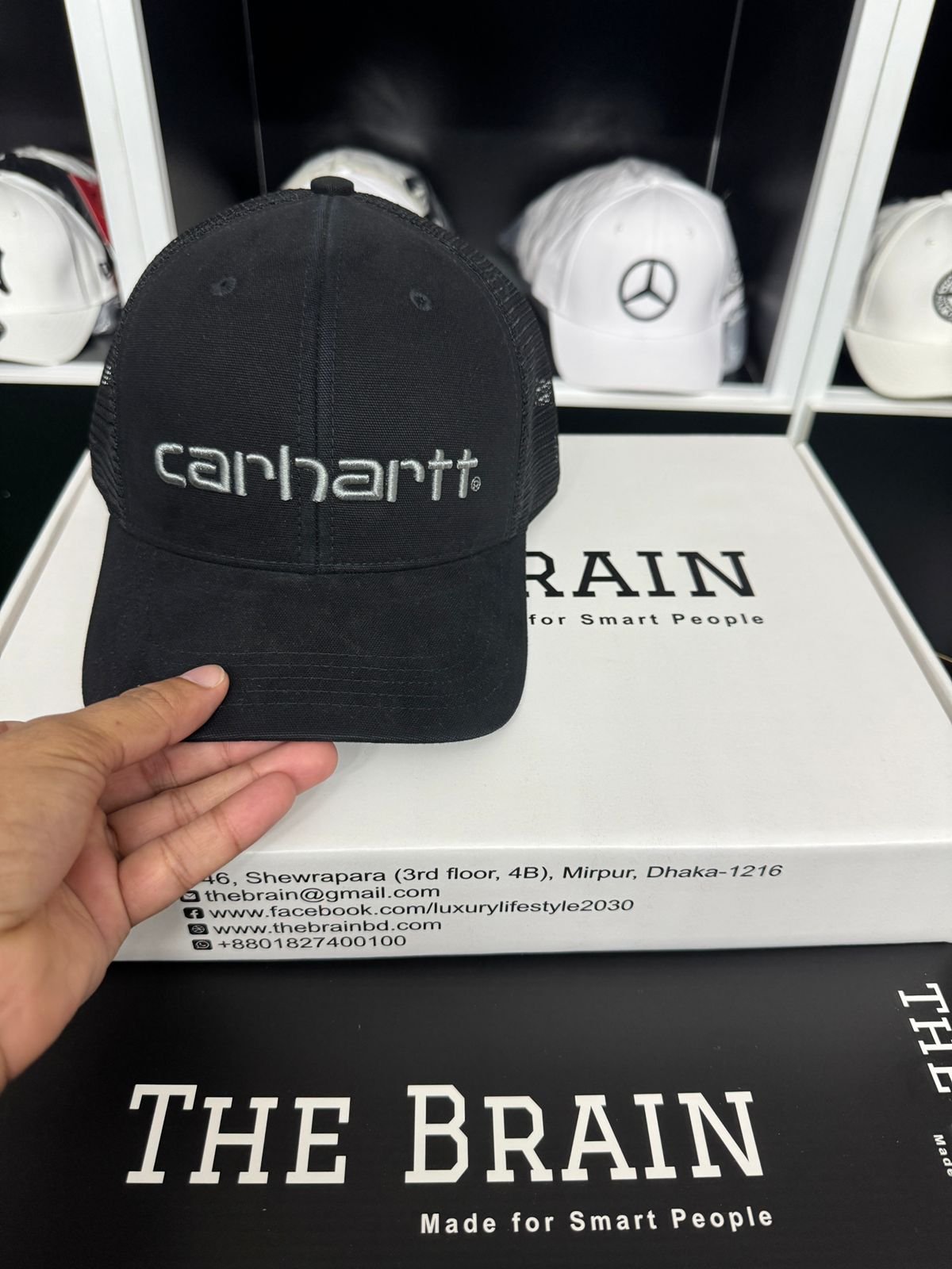 Carhartt Black Mesh trucker style