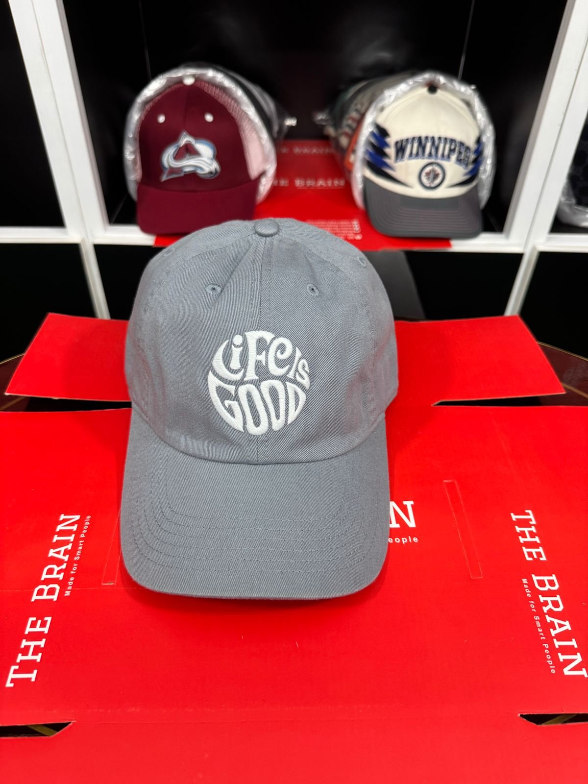 Life is Good Embroidered Logo Adjustable Baseball Cap