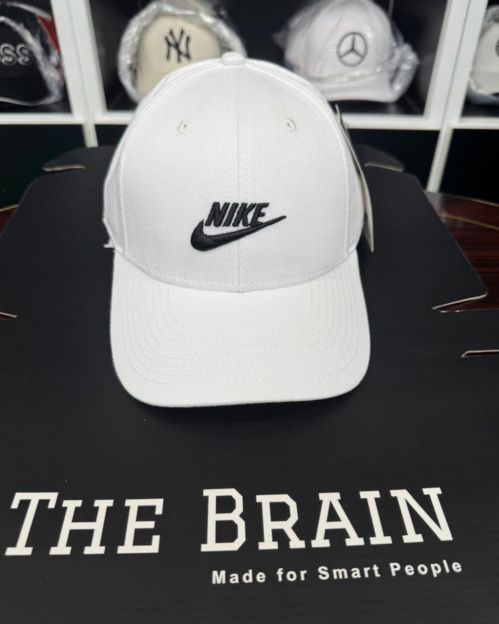 Nike White Logo Written