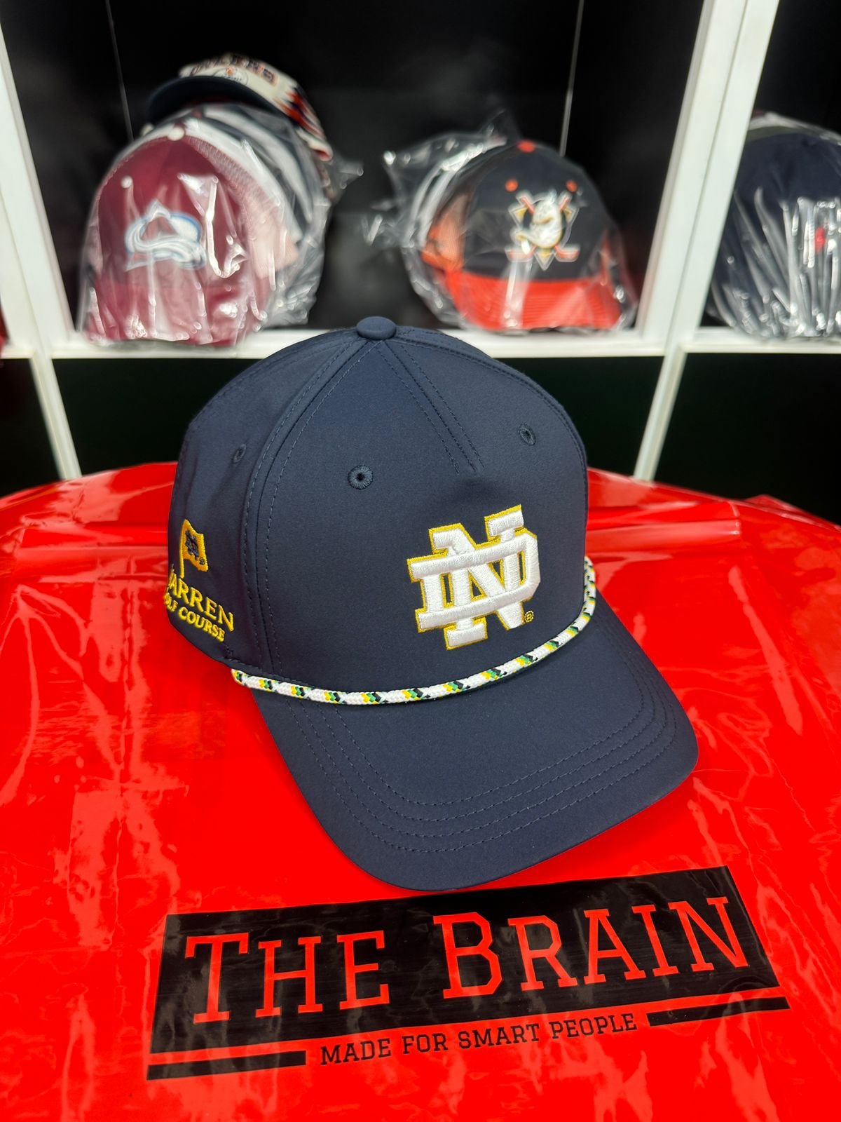 Notre Dame “ND” Rope Trim Baseball Cap (Navy Edition)