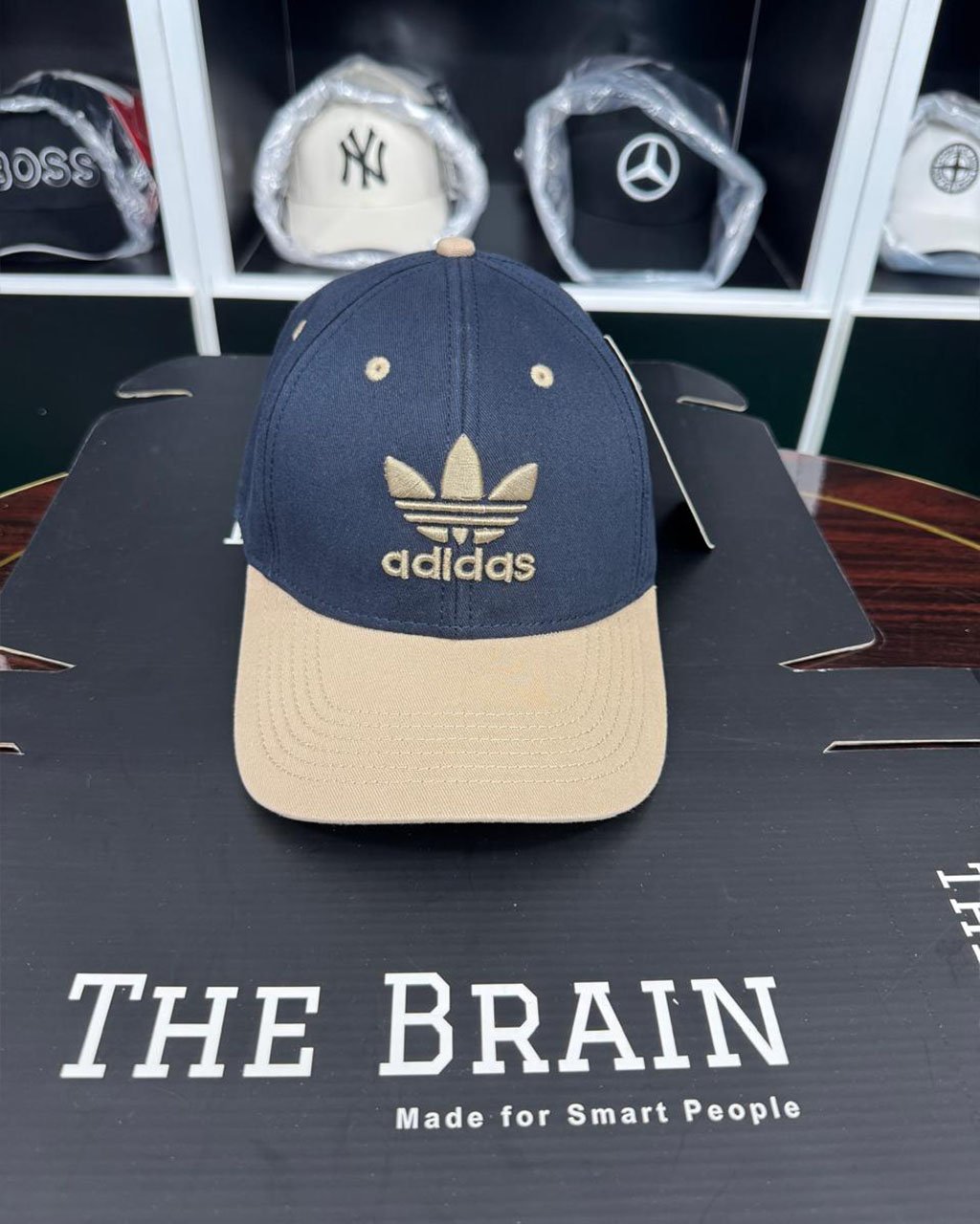 Adidas Contrast (Navy Blue & Cream)