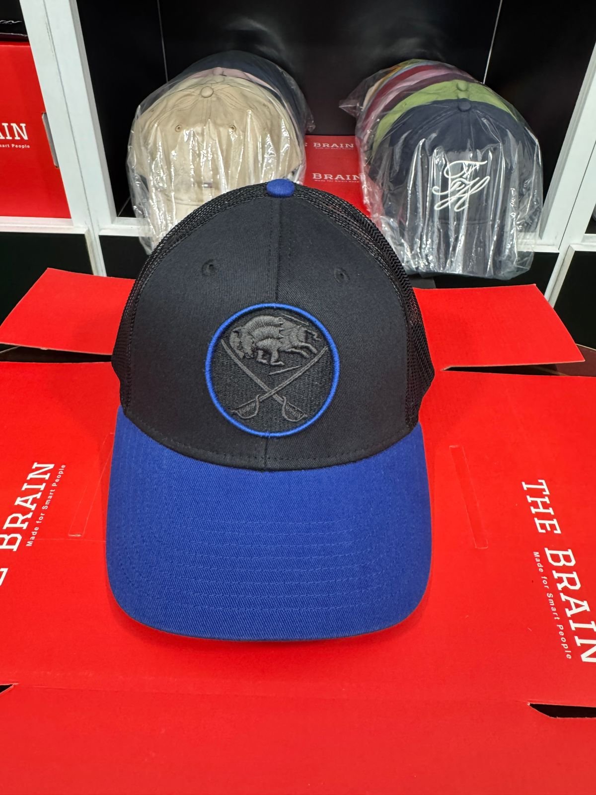 Buffalo Sabres Mesh Back Trucker Snapback Cap