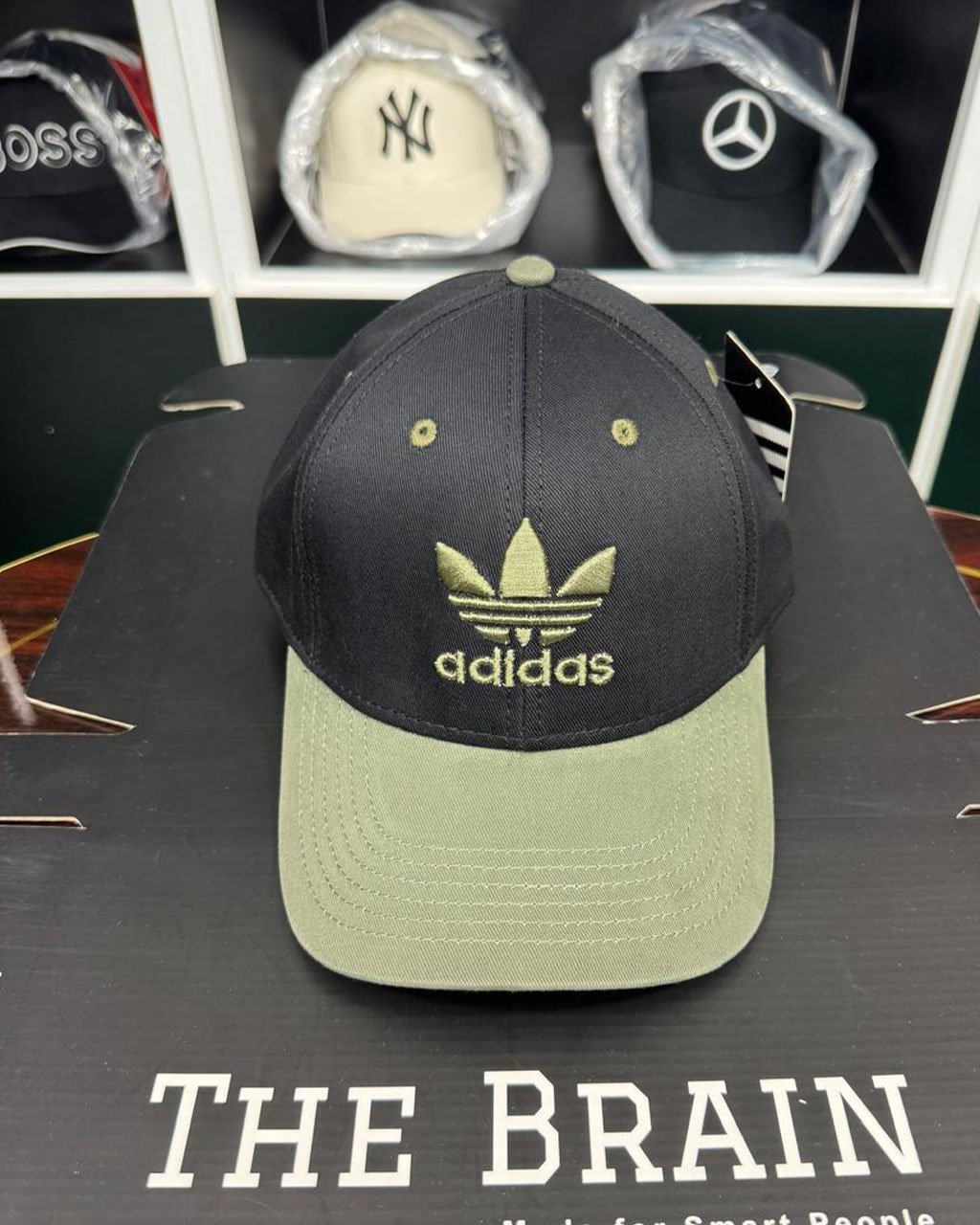 Adidas Contrast (Black & Olive)