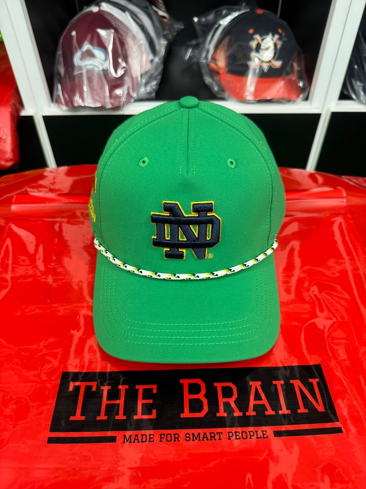 Notre Dame “ND” Rope Trim Baseball Cap