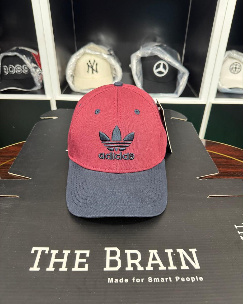 Adidas Contrast (Meroon & Navy blue)