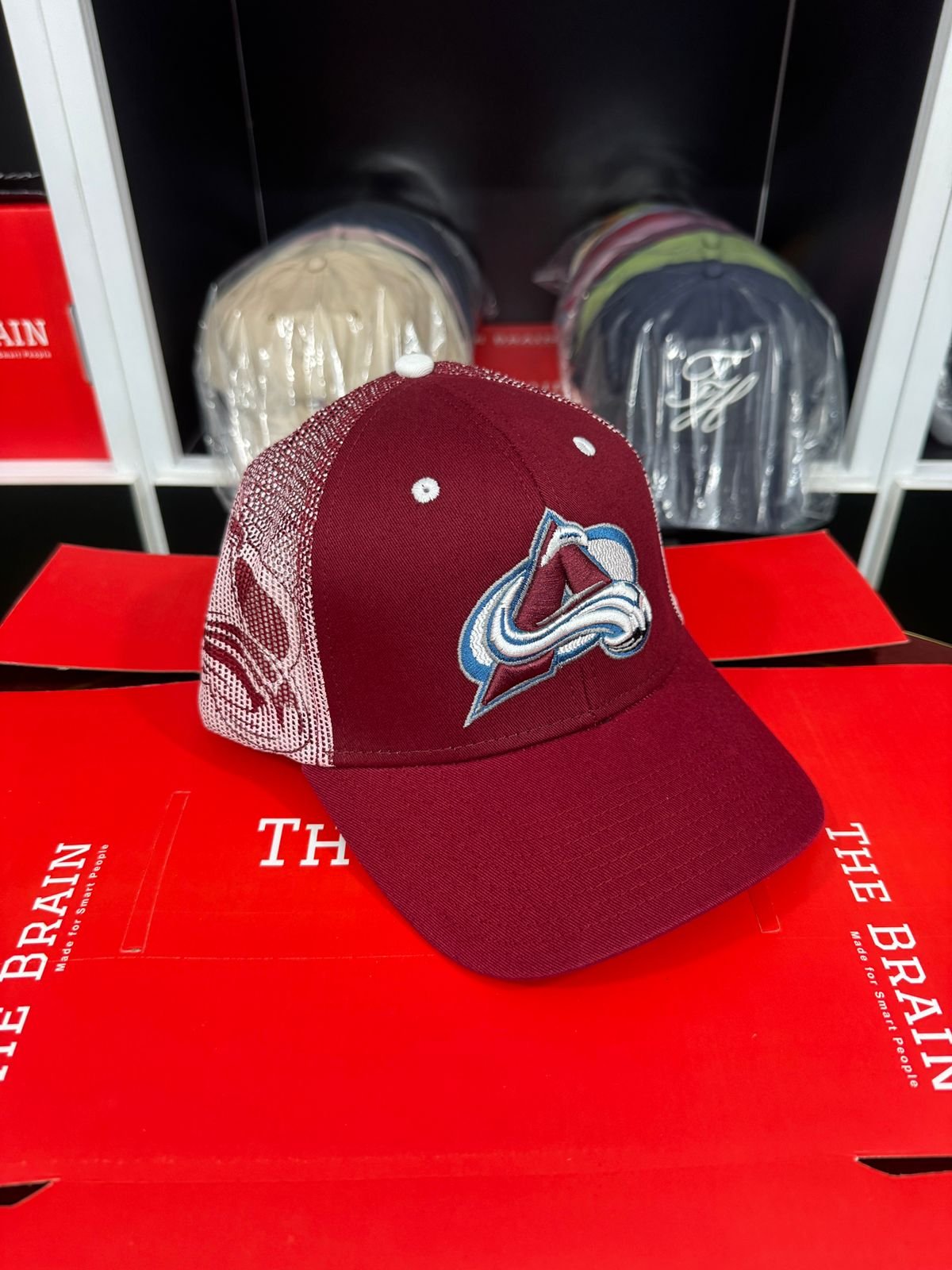 Colorado Avalanche Trucker Snapback Cap (Mesh Back)
