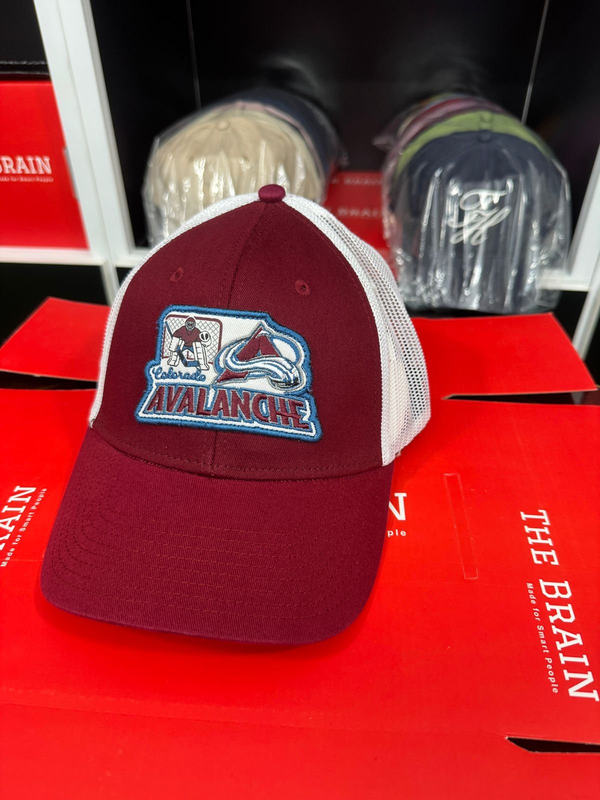 Colorado Avalanche Trucker Cap (Mesh Back, Snapback)