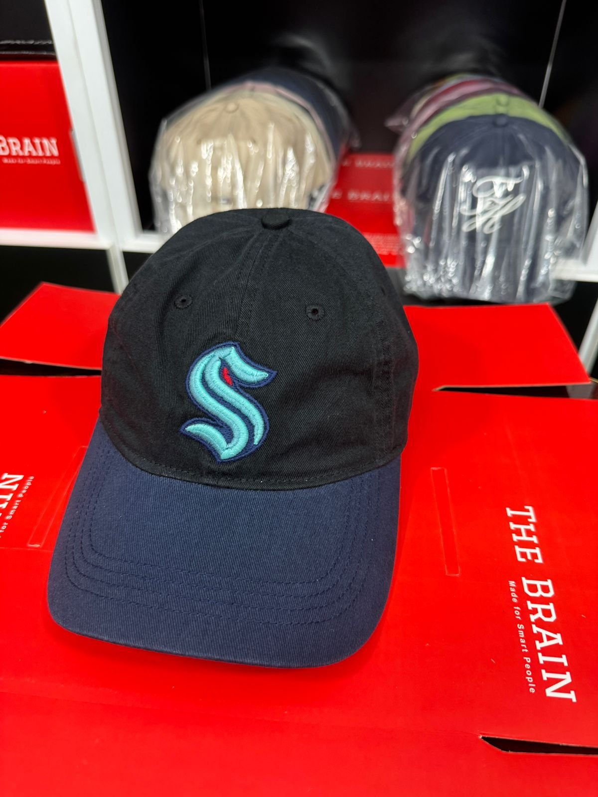 Seattle Kraken Embroidered Adjustable Baseball Cap (Dad Hat)